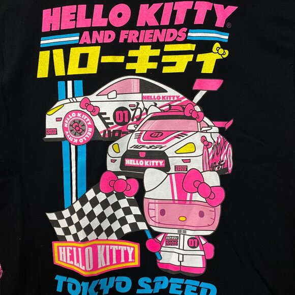 Sanrio Hello Kitty And Friends Tokyo Speed Race Kawaii T-Shirt Large - Picture 2 of 5